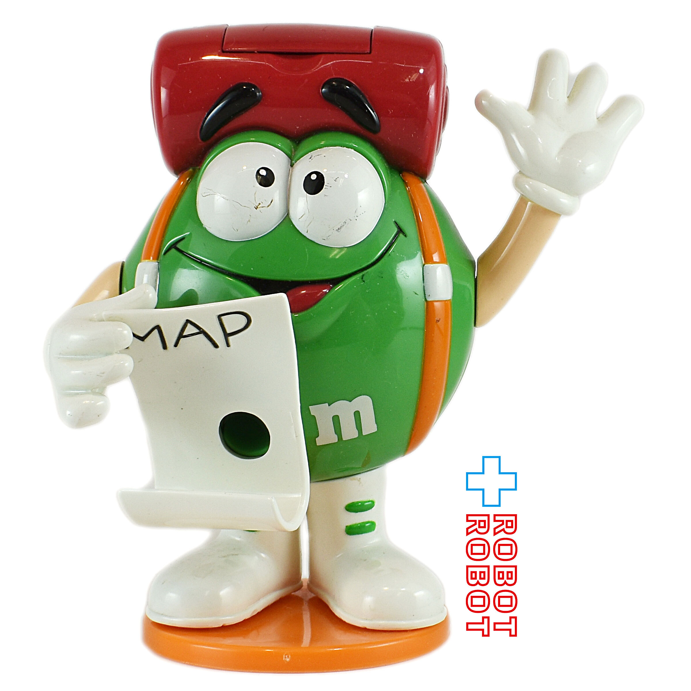 M&M's エムアンドエムズ グリーン バックパッカー ディスペンサー 企業物 入荷写真