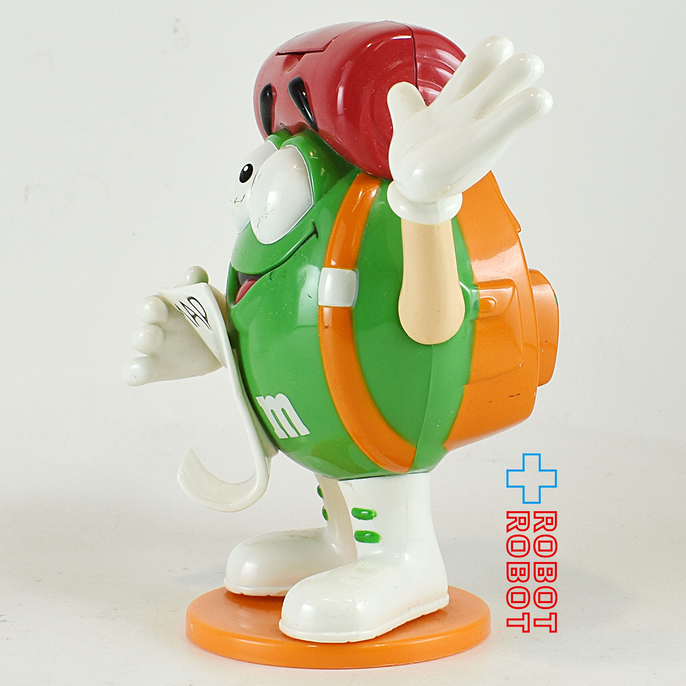 M&M's エムアンドエムズ グリーン バックパッカー ディスペンサー 企業物 入荷写真