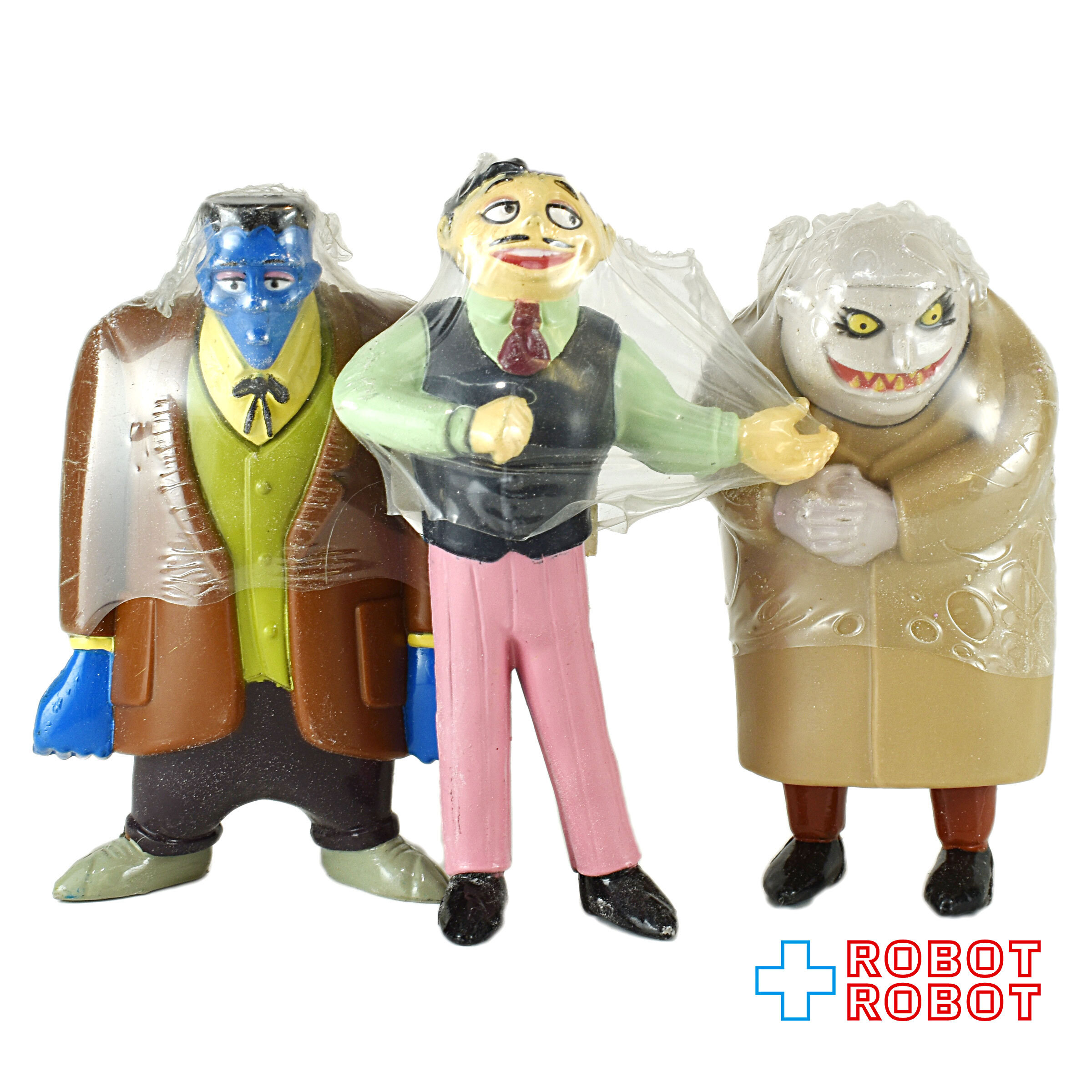 アダムス・ファミリー キャンディーケース プラスチックフィギュア ３体セット 1993 未開封 入荷写真
