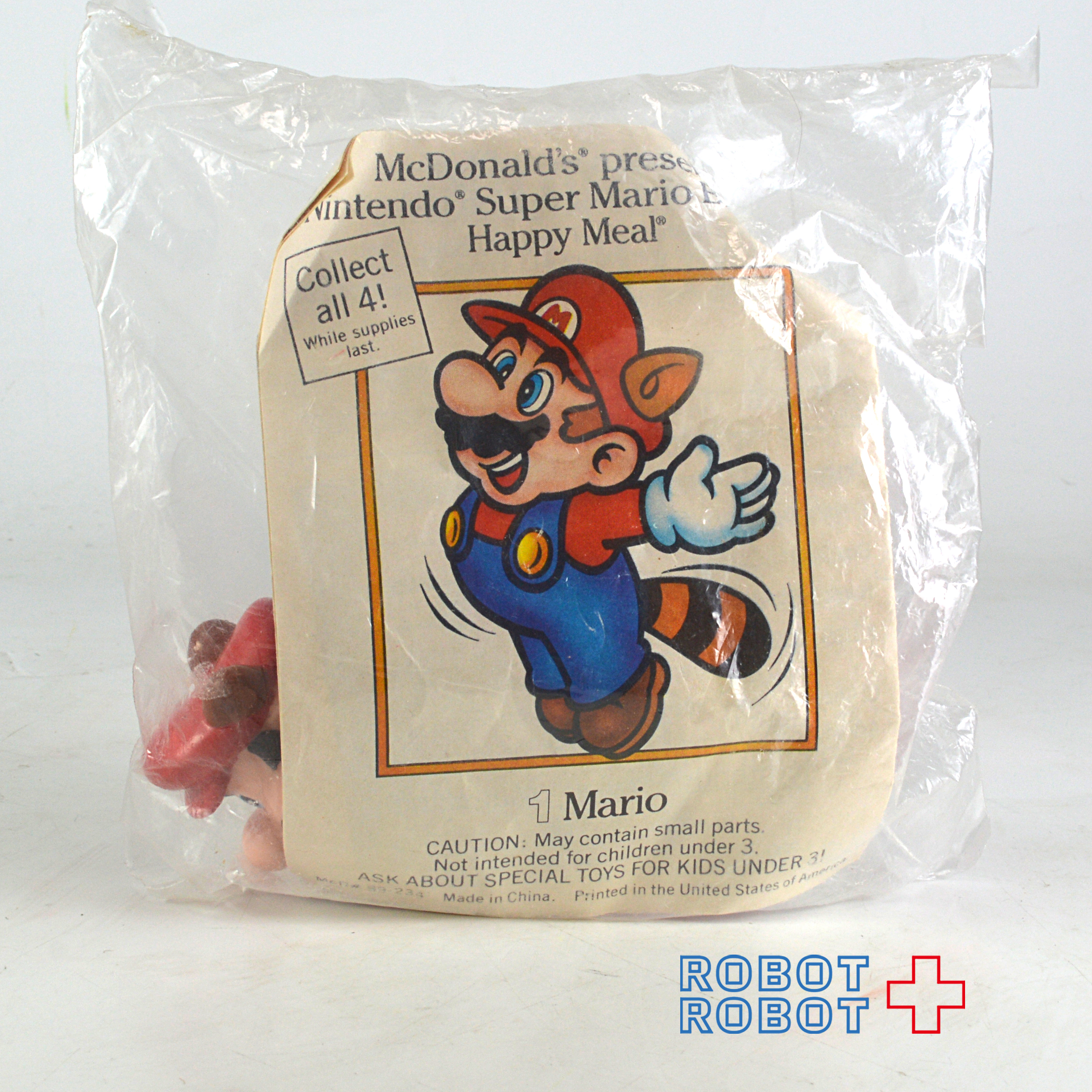マクドナルド スーパーマリオ3 #1マリオ 未開封 ハッピーミールトイ 1989 入荷写真