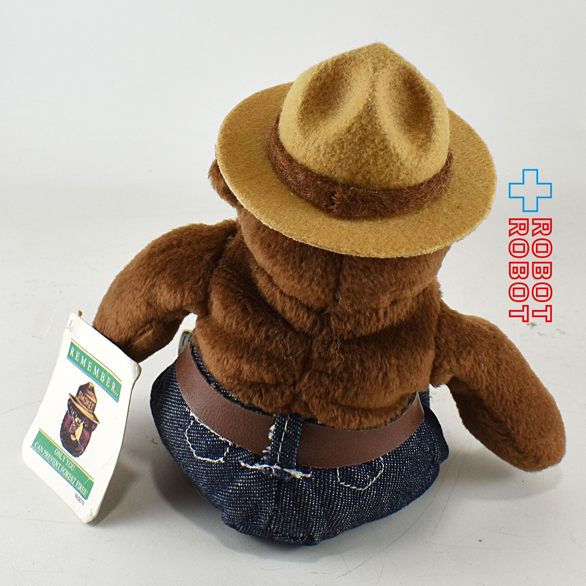 スモーキー・ベア ミニぬいぐるみ人形 キッズプリファード社 1997 紙タグ付 企業物 入荷写真