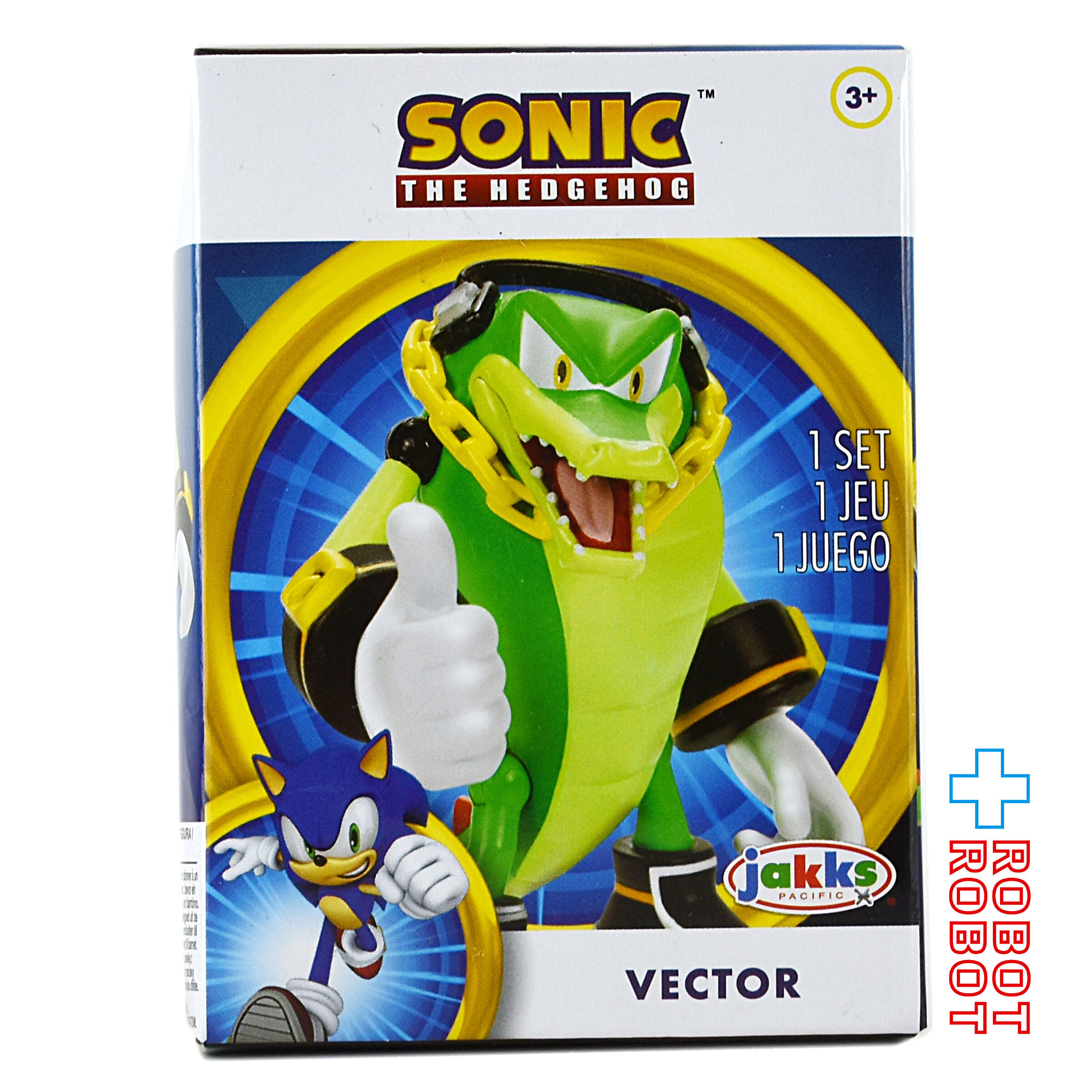 ※パッケージダメージ：ソニック・ザ・ヘッジホッグ ベクター 2.5インチ アクションフィギュア 未開封 入荷写真