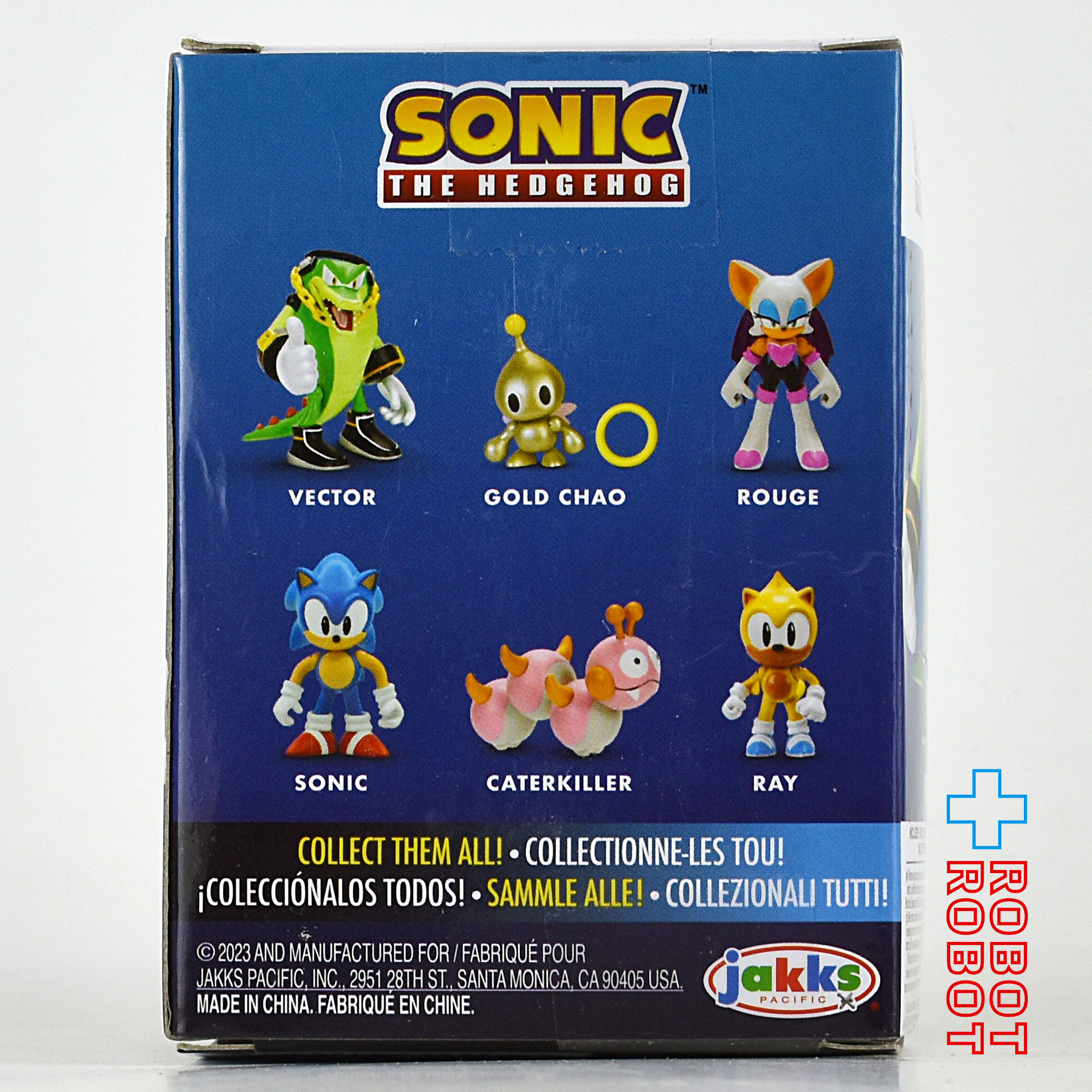 ※パッケージダメージ：ソニック・ザ・ヘッジホッグ ベクター 2.5インチ アクションフィギュア 未開封 入荷写真