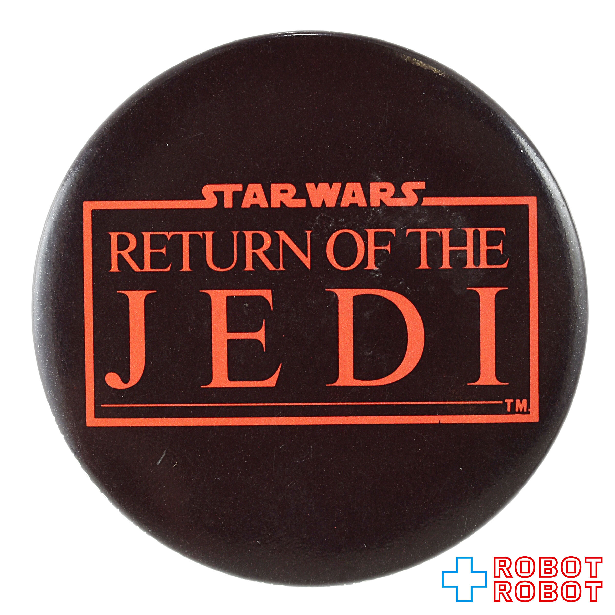 スター・ウォーズ 缶バッジ ROTJ ロゴ 1983 入荷写真