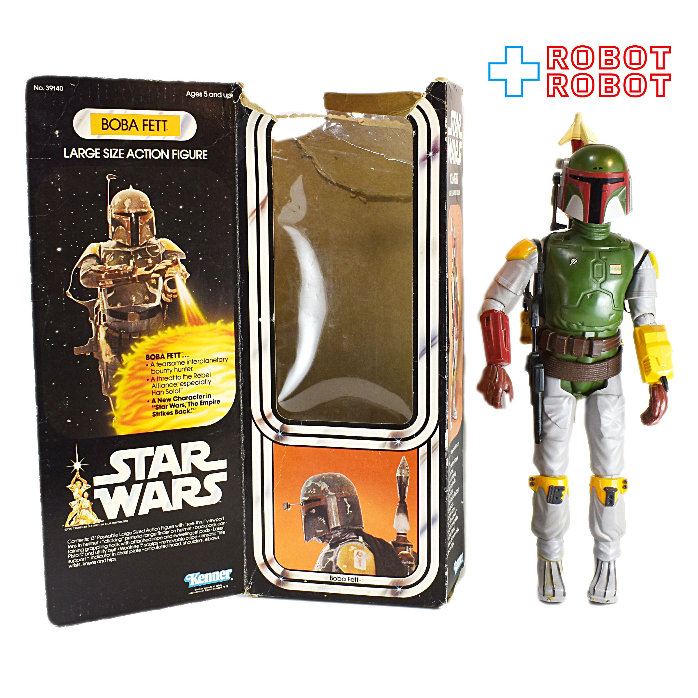 オールドケナー スター・ウォーズ ボバ・フェット 12インチ ラージフィギュア ボロ箱付 入荷写真