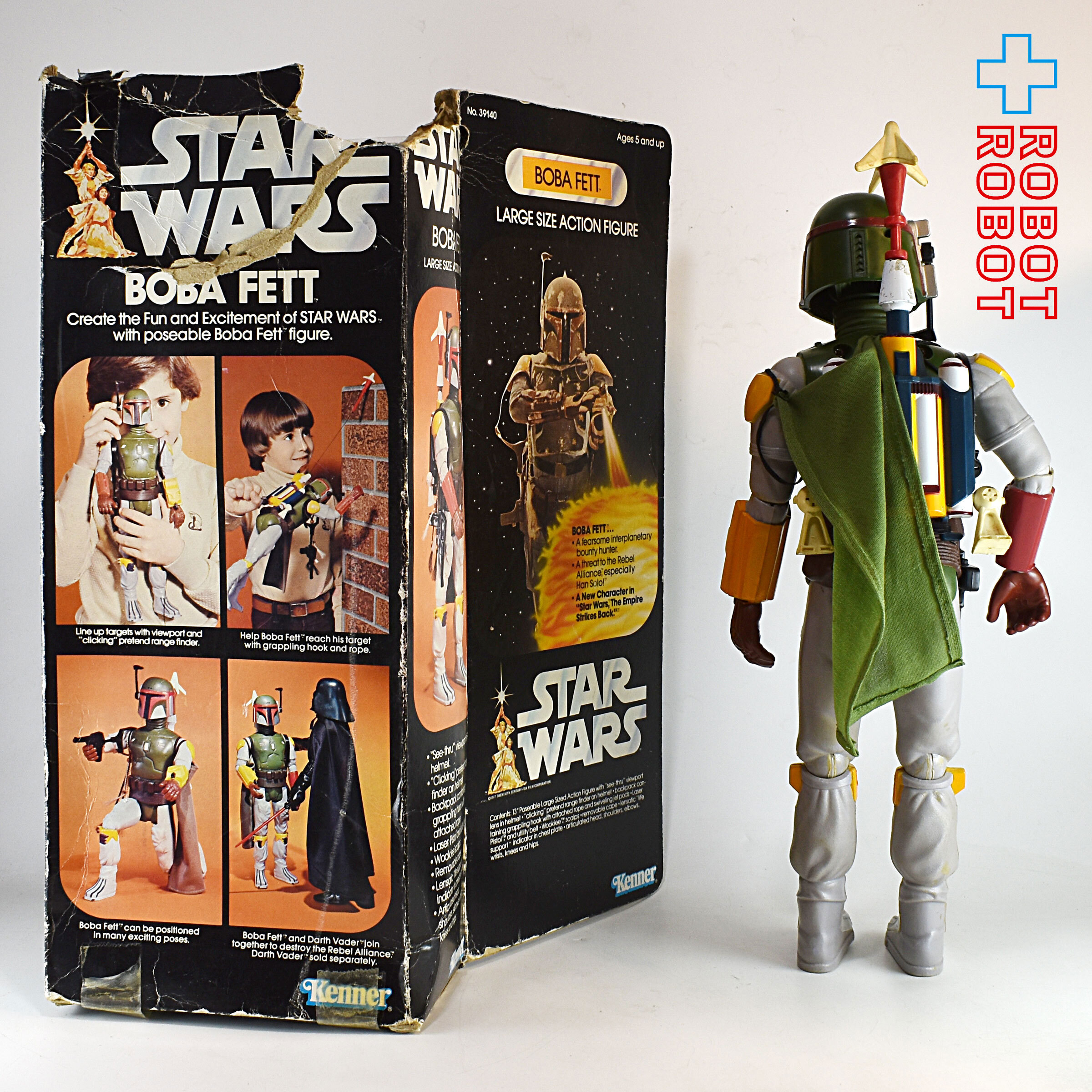 オールドケナー スター・ウォーズ ボバ・フェット 12インチ ラージフィギュア ボロ箱付 入荷写真