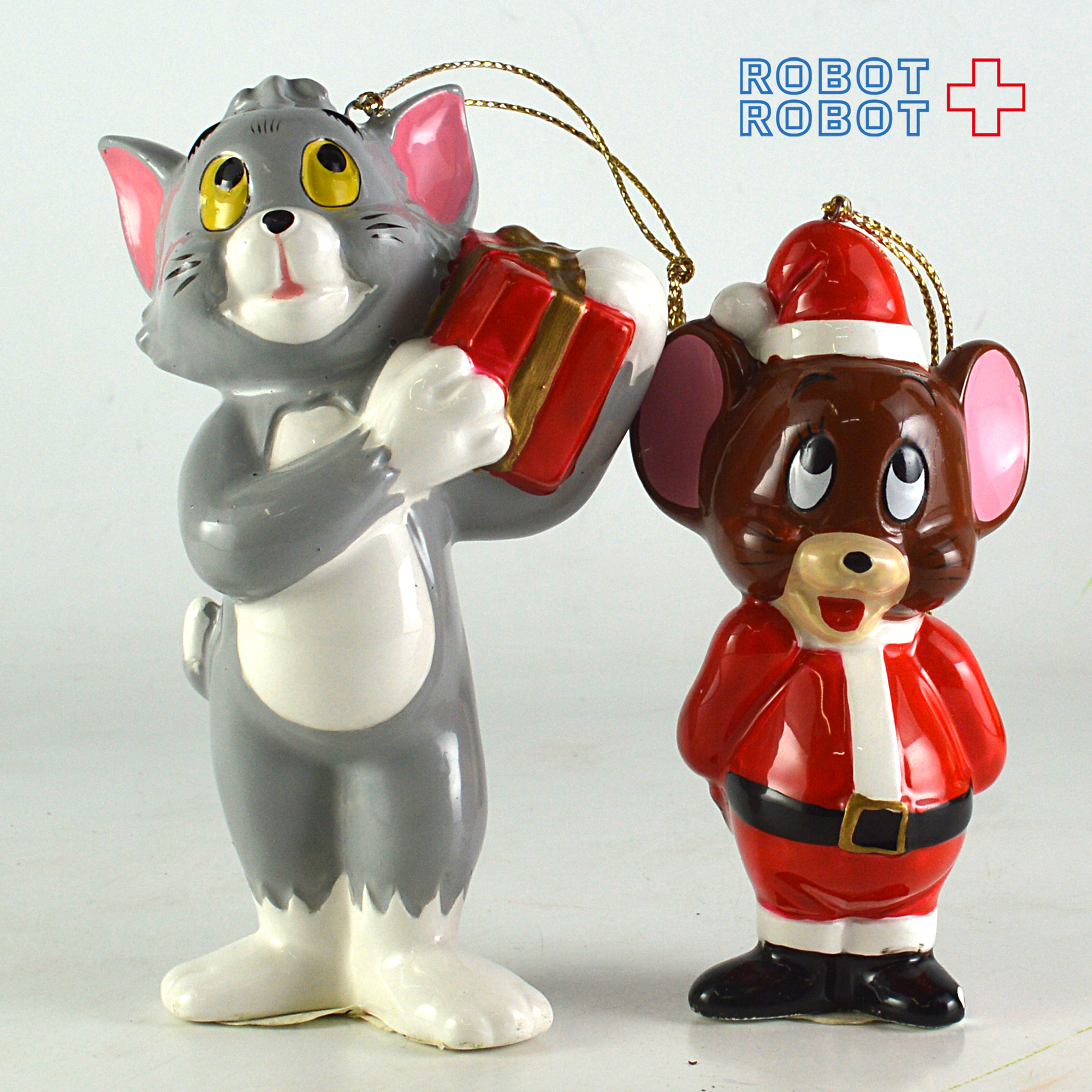 トム＆ジェリー 陶器製クリスマス・オーナメント ペア 箱入 入荷写真