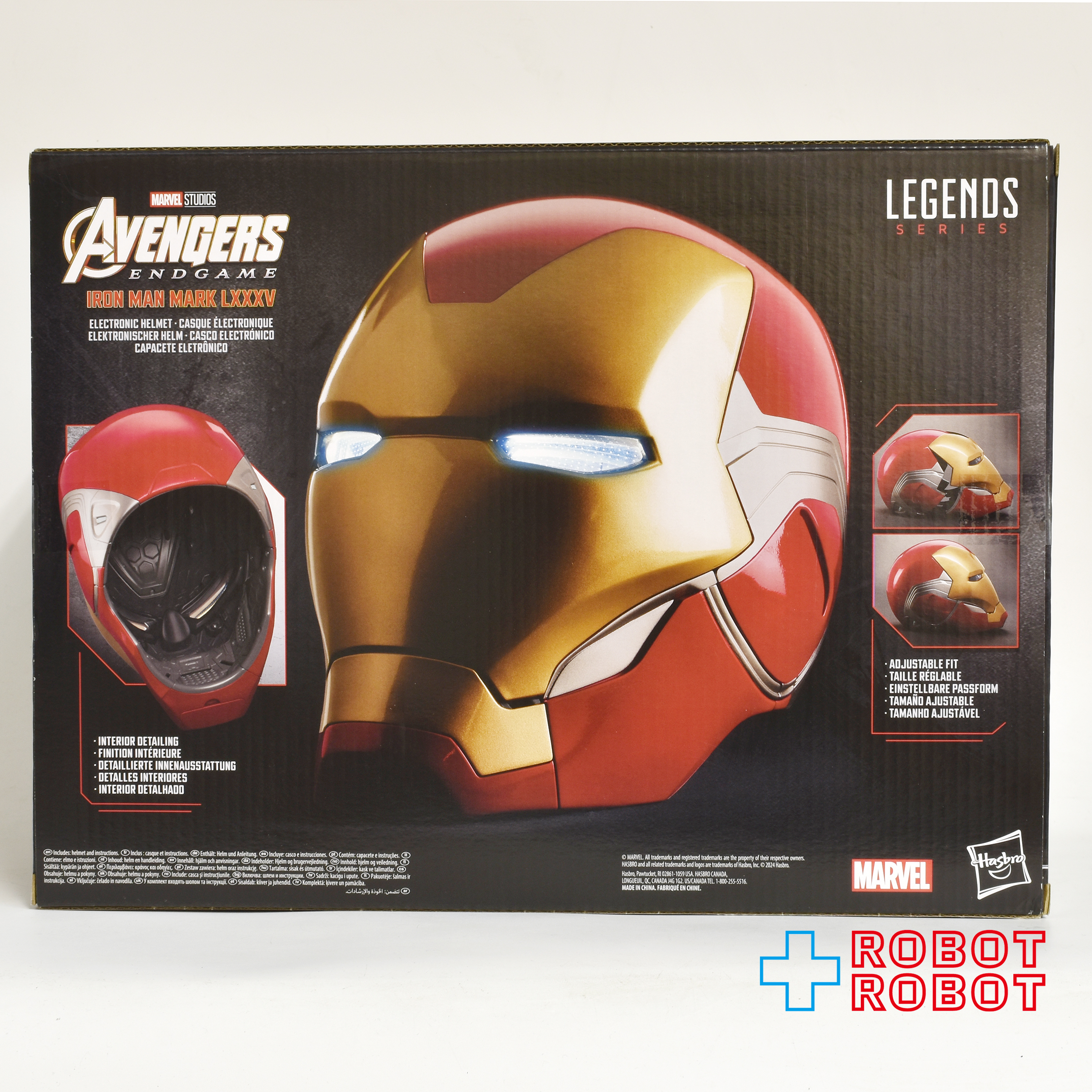 マーベルレジェンド アベンジャーズ エンドゲーム アイアンマン マーク85 1/1 スケール レプリカ ヘルメット 国内版 未開封 入荷写真