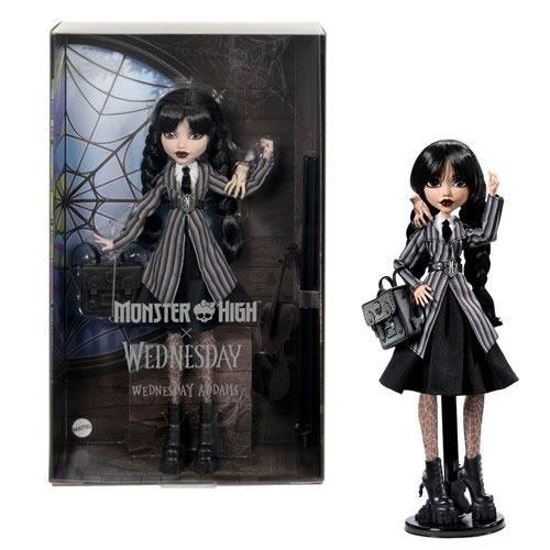 マテル モンスター・ハイ x ウェンズデー・アダムス ネバーモア・アカデミー制服 アクションドール 未開封 入荷写真