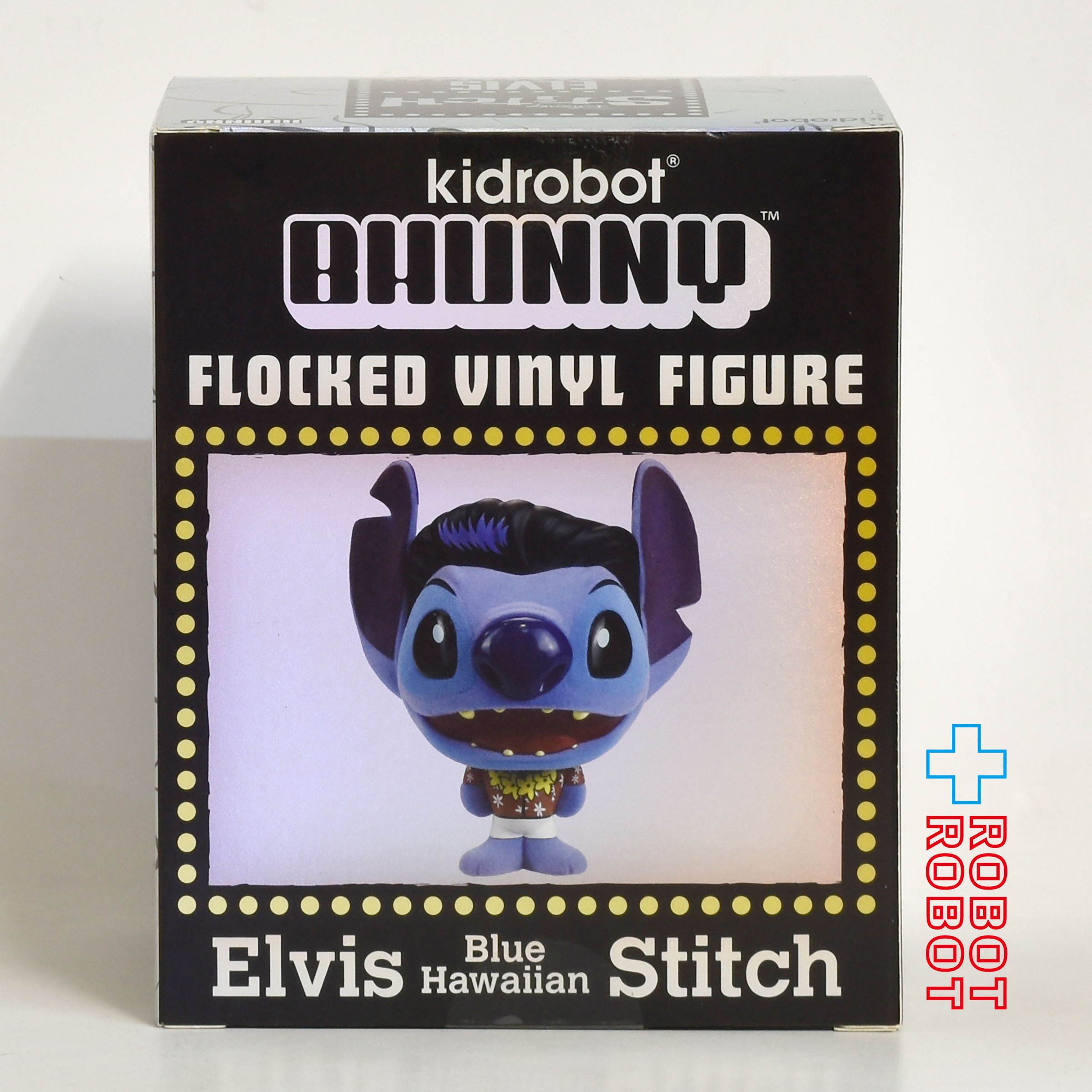 キッドロボット バニー・スタイライズド フィギュア ディズニー リロ & スティッチ ブルー・ハワイアン・スティッチ（フロッキー ver）4インチ フィギュア 未開封 入荷写真