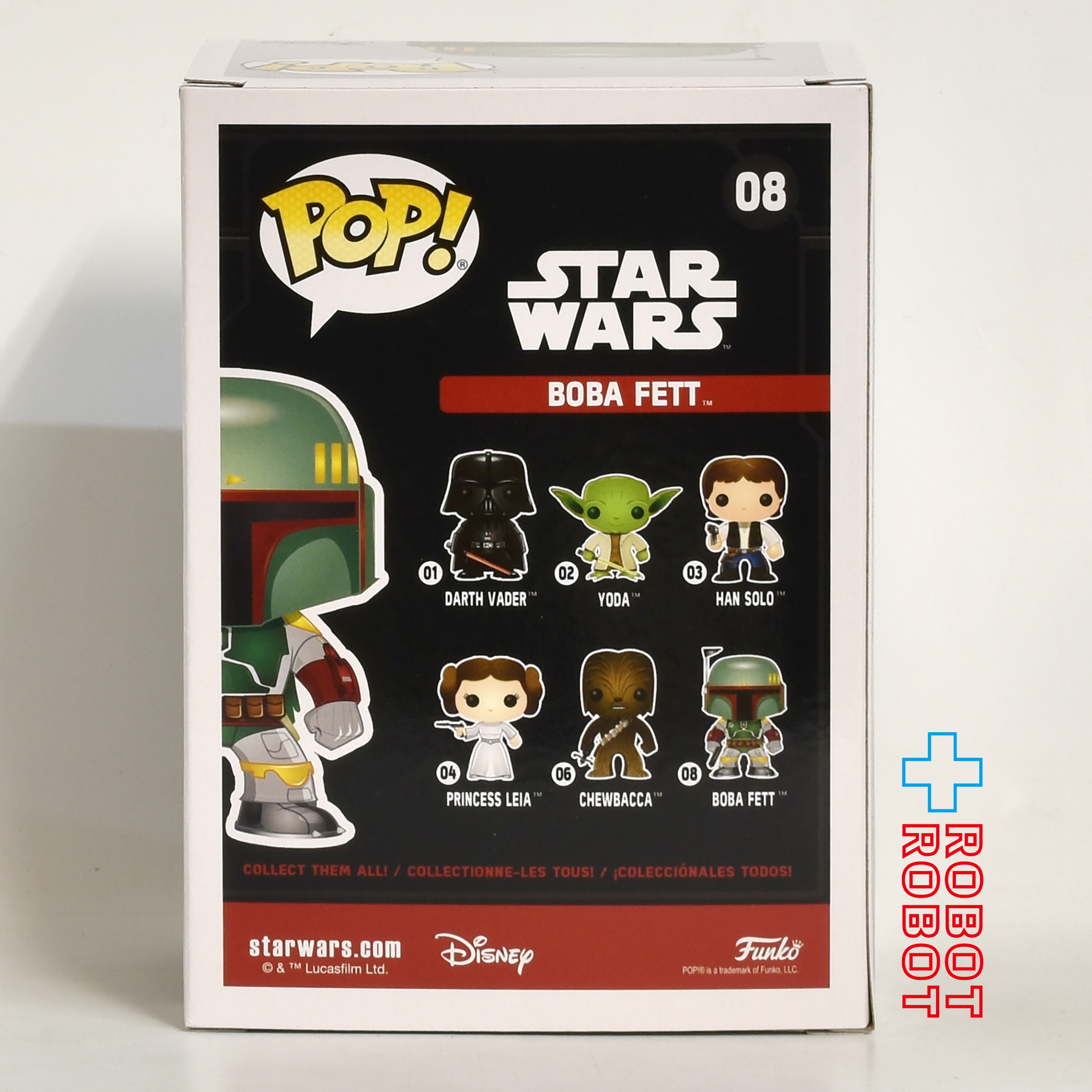 ファンコ POP! 08 スター・ウォーズ ボバ ・フェット ビニールフィギュア 箱入 入荷写真