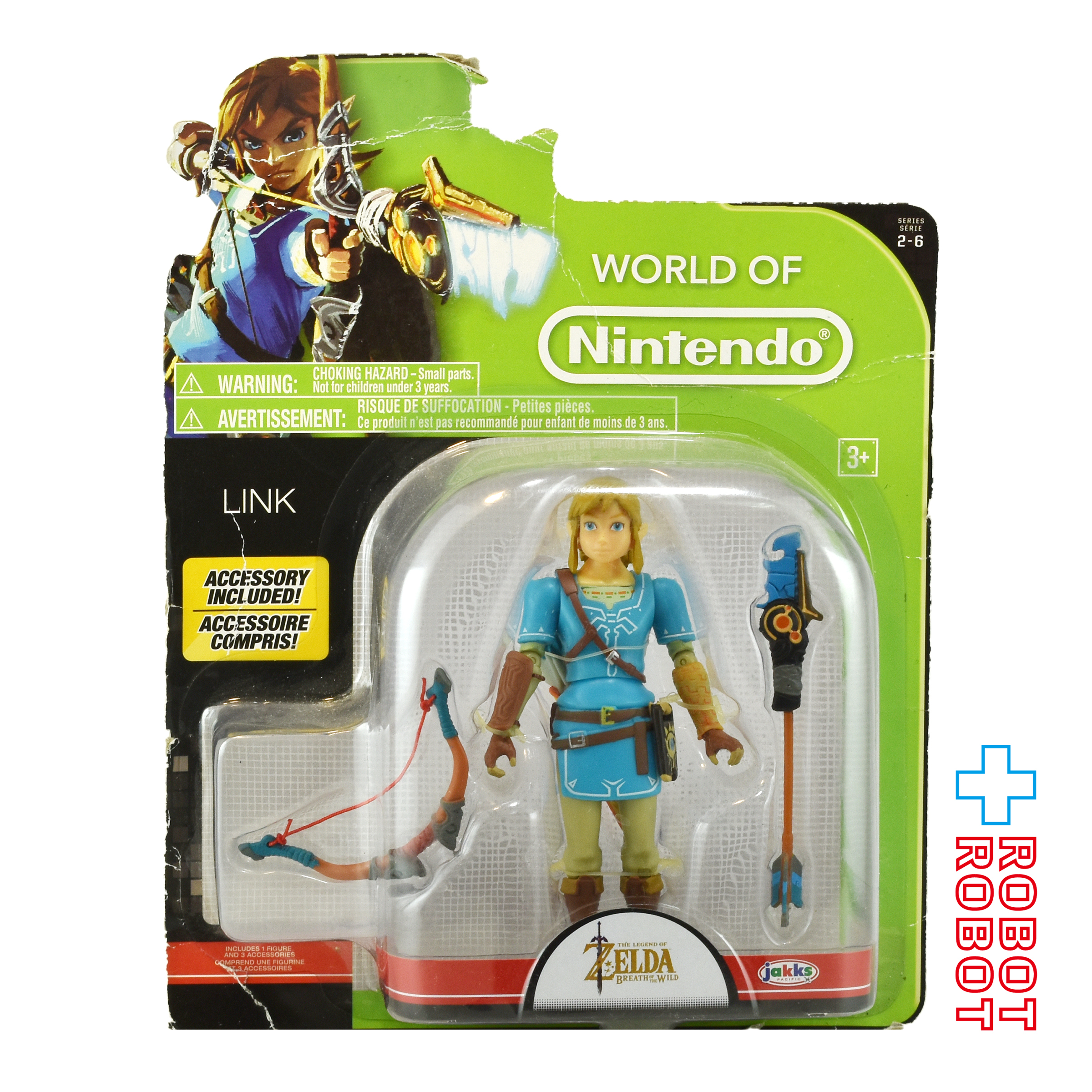 ワールドオブニンテンドー ゼルダ ブレス オブ ザ ワイルド リンク 4インチアクションフィギュア 未開封 ※難有り 入荷写真