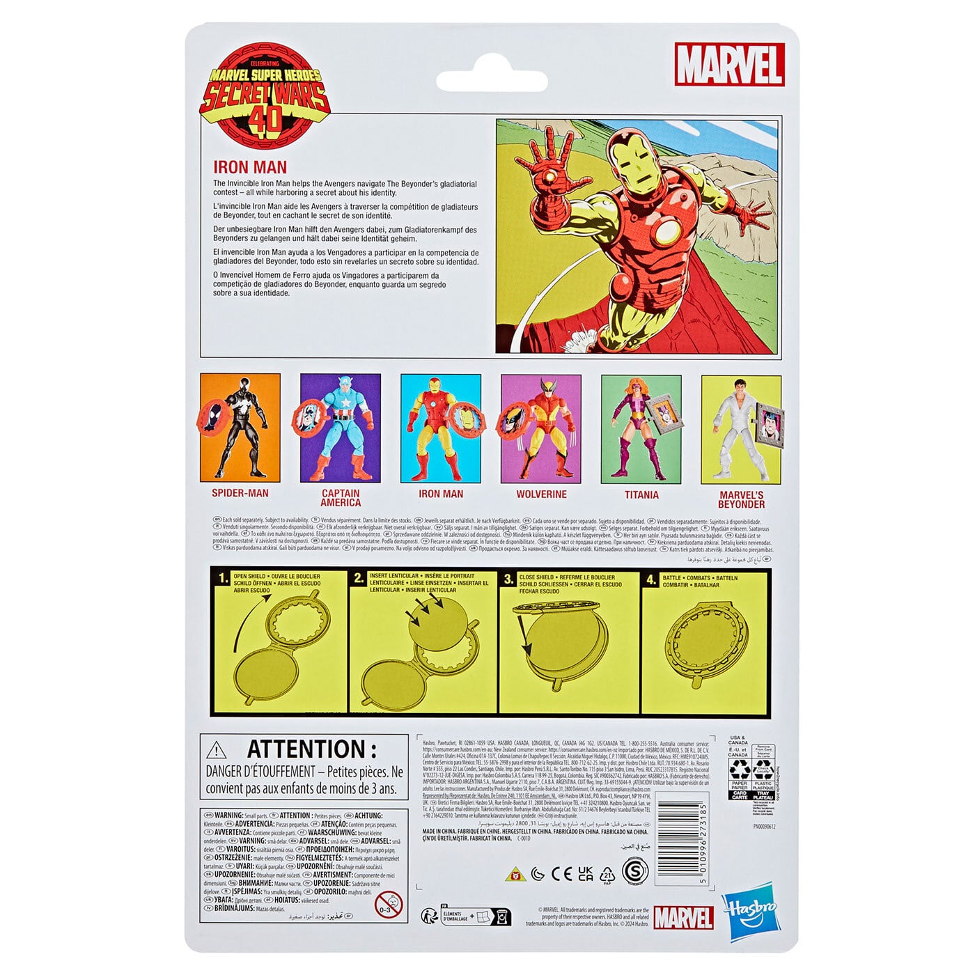 マーベルレジェンド クラシックス シークレット・ウォーズ 40周年記念 アイアンマン (コミック) 6インチ アクションフィギュア 国内版 未開封 入荷写真