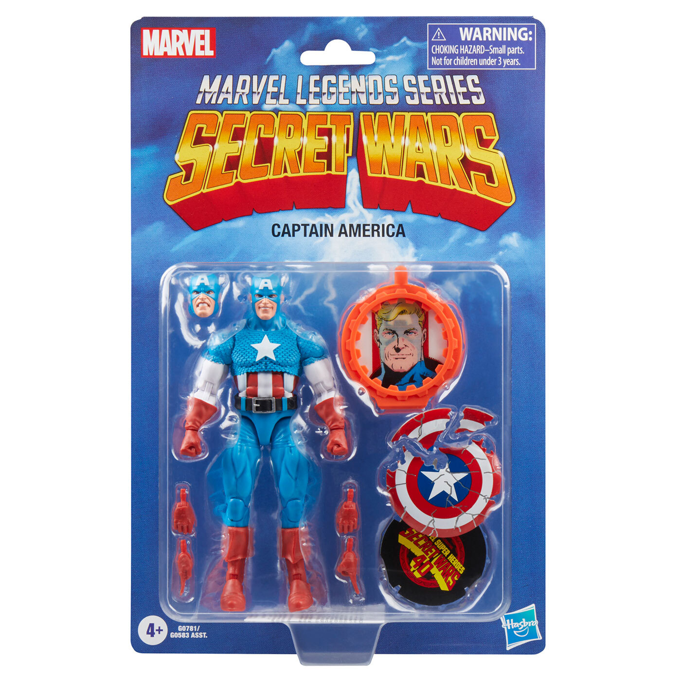 マーベルレジェンド クラシックス シークレット・ウォーズ 40周年記念 キャプテン・アメリカ (コミック) 6インチ アクションフィギュア 国内版 未開封 入荷写真