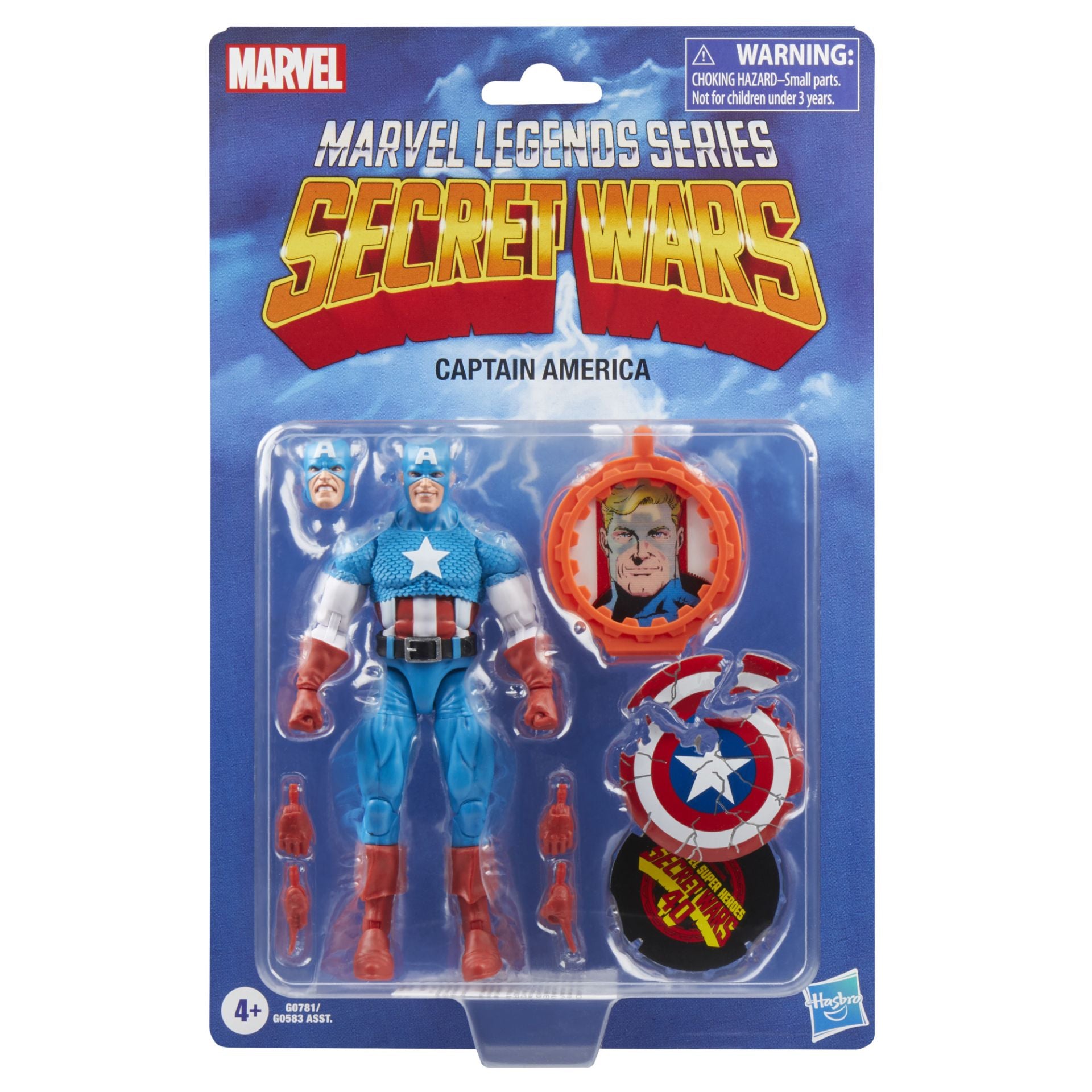 マーベルレジェンド クラシックス シークレット・ウォーズ 40周年記念 キャプテン・アメリカ (コミック) 6インチ アクションフィギュア 国内版 未開封 入荷写真