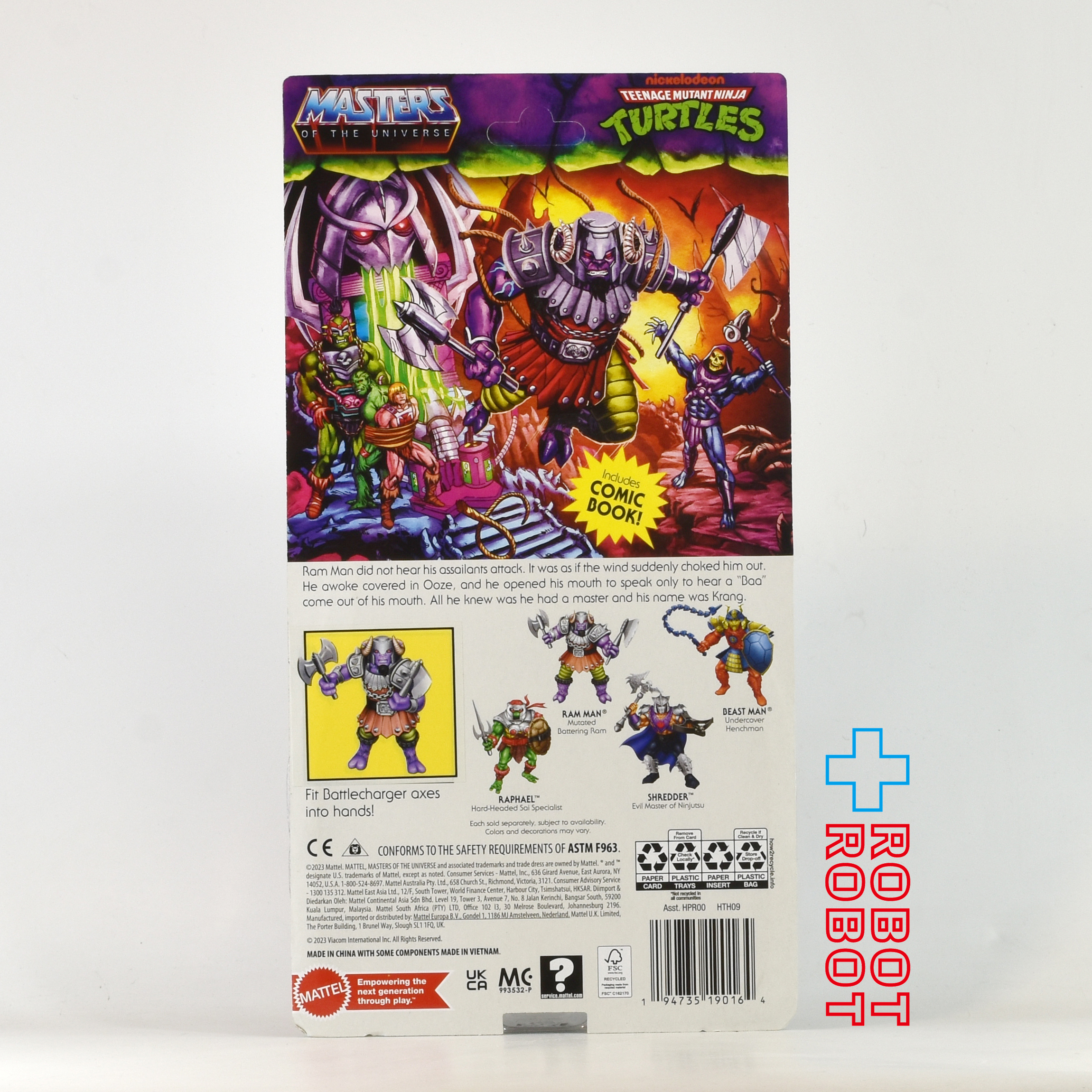 マテル MOTU マスターズ・オブ・ザ・ユニバース オリジンズ タートルズ・オブ・グレイスカル ラムマン 5.5インチ アクションフィギュア 未開封 入荷写真