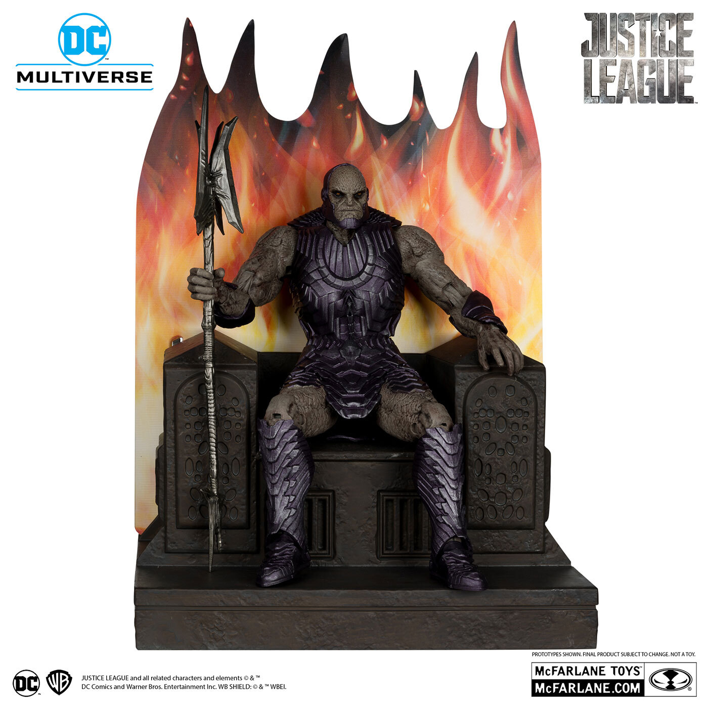 マクファーレン・トイズ DCマルチバース ジャスティス・リーグ ザック・スナイダーカット ダークサイド (玉座付き) 7インチ アクションフィギュア 未開封 入荷写真