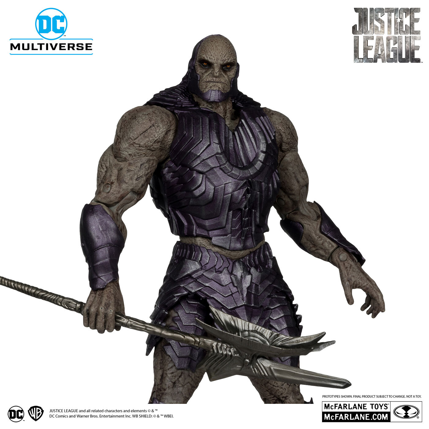 マクファーレン・トイズ DCマルチバース ジャスティス・リーグ ザック・スナイダーカット ダークサイド (玉座付き) 7インチ アクションフィギュア 未開封 入荷写真