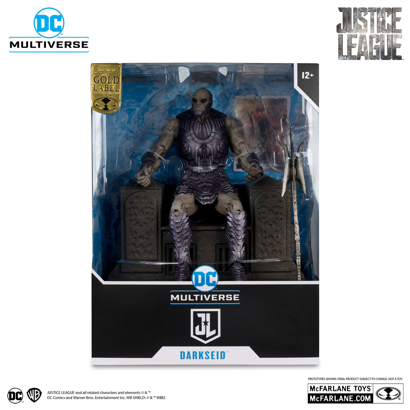 マクファーレン・トイズ DCマルチバース ジャスティス・リーグ ザック・スナイダーカット ダークサイド (玉座付き) 7インチ アクションフィギュア 未開封 入荷写真