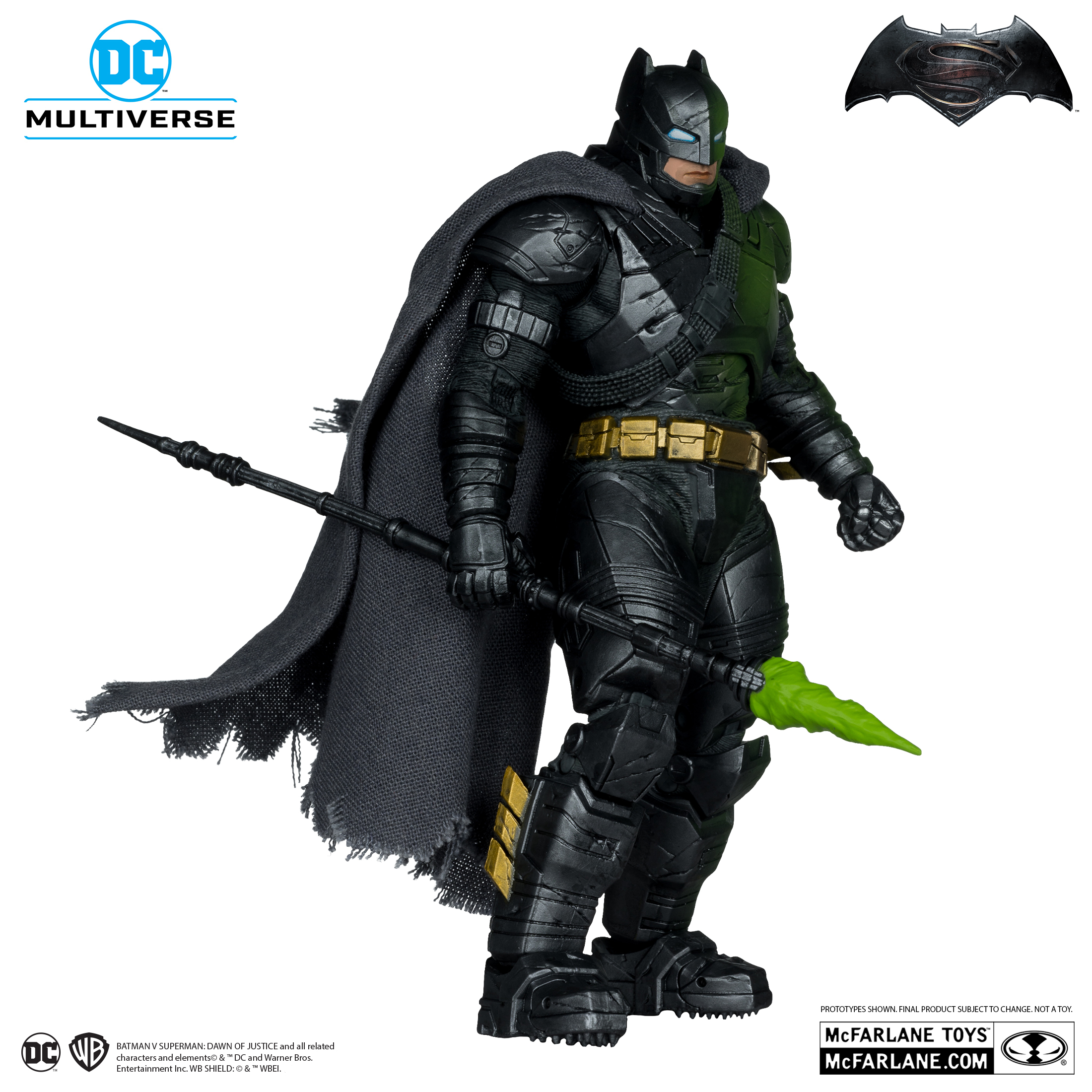マクファーレン・トイズ DCマルチバース バットマン vs スーパーマン ジャスティスの誕生 アーマード・バットマン プラチナム・エディション 7インチ アクションフィギュア 未開封 入荷写真