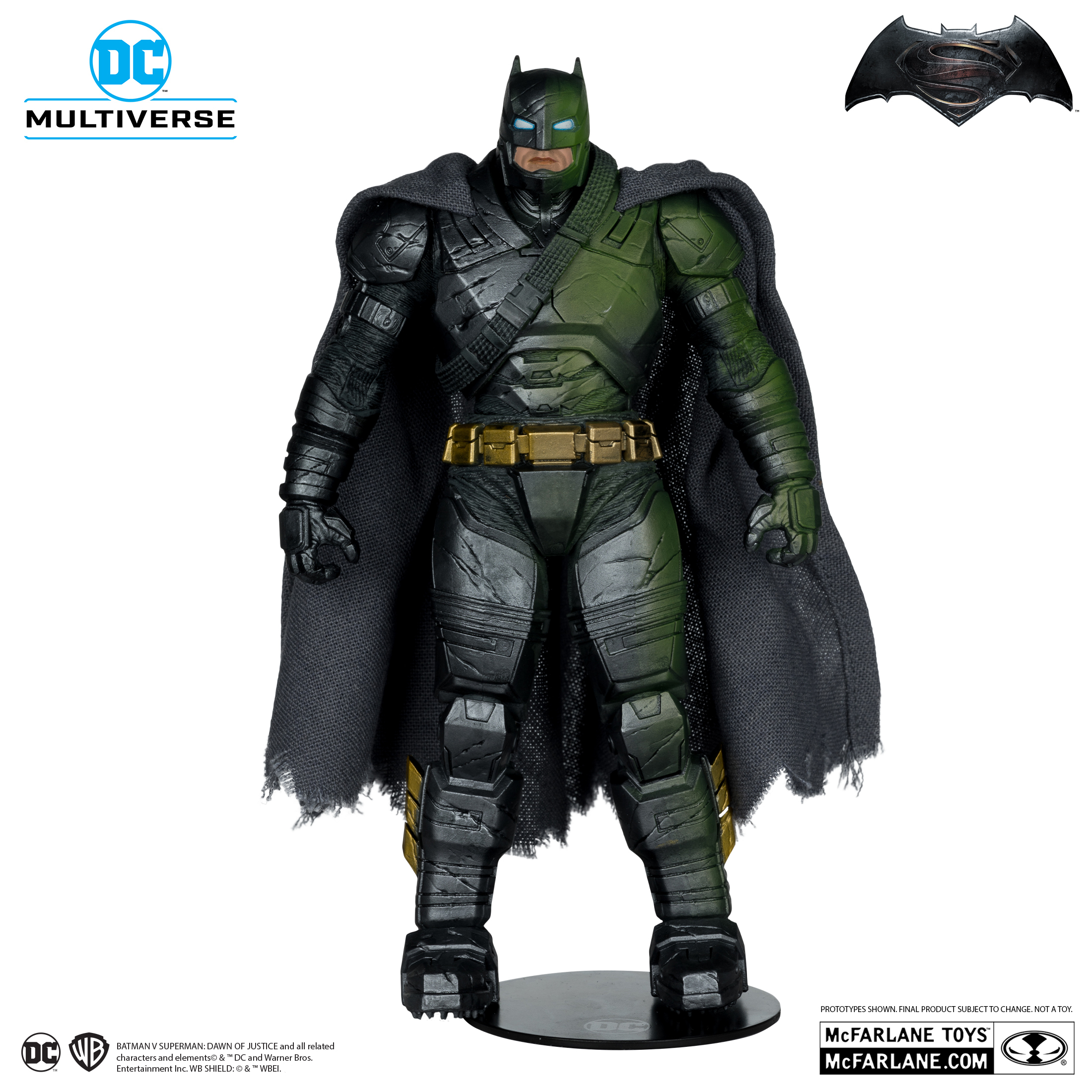 マクファーレン・トイズ DCマルチバース バットマン vs スーパーマン ジャスティスの誕生 アーマード・バットマン プラチナム・エディション 7インチ アクションフィギュア 未開封 入荷写真