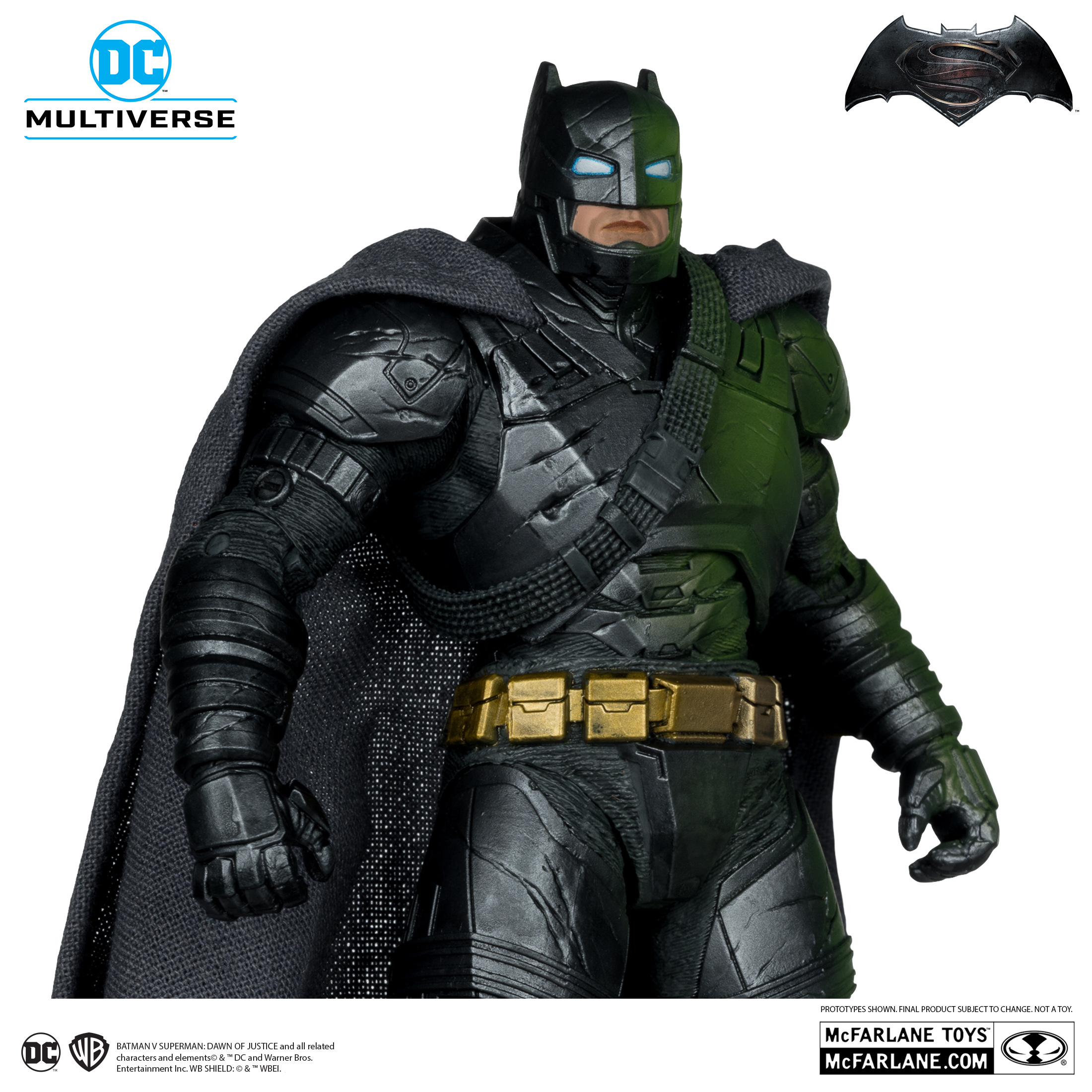 マクファーレン・トイズ DCマルチバース バットマン vs スーパーマン ジャスティスの誕生 アーマード・バットマン プラチナム・エディション 7インチ アクションフィギュア 未開封 入荷写真