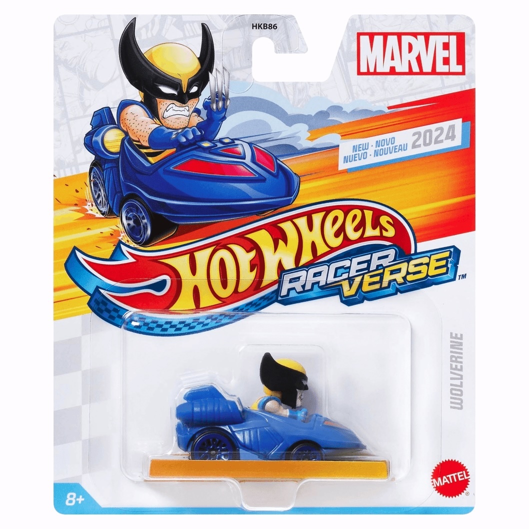 ホットウィール レーサーバース 2024 マーベル ウルヴァリン ダイキャスト メタルビークル ミニカー 未開封 入荷写真