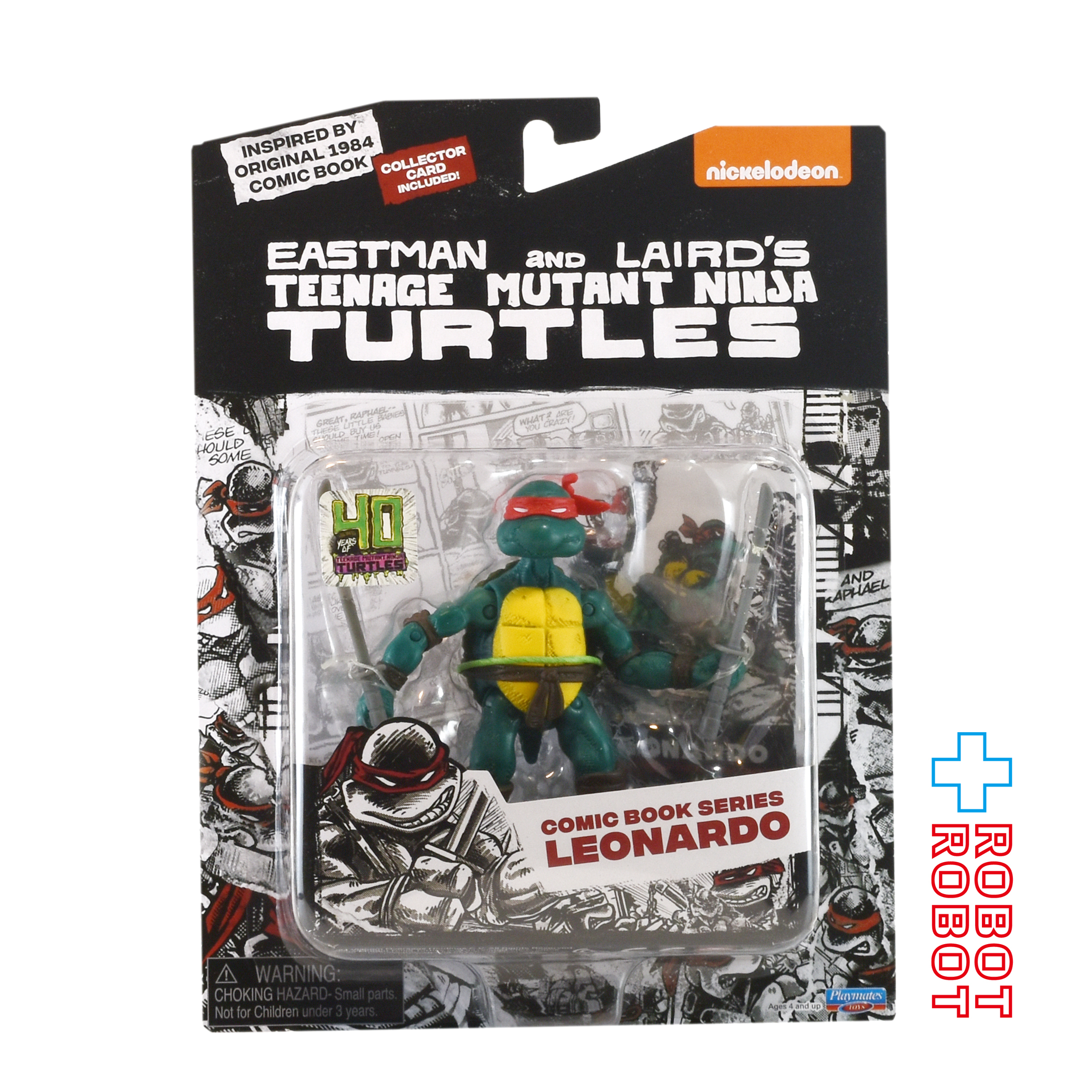 プレイメイツ タートルズ TMNT コミックブック シリーズ レオナルド 4インチ アクションフィギュア 未開封 入荷写真