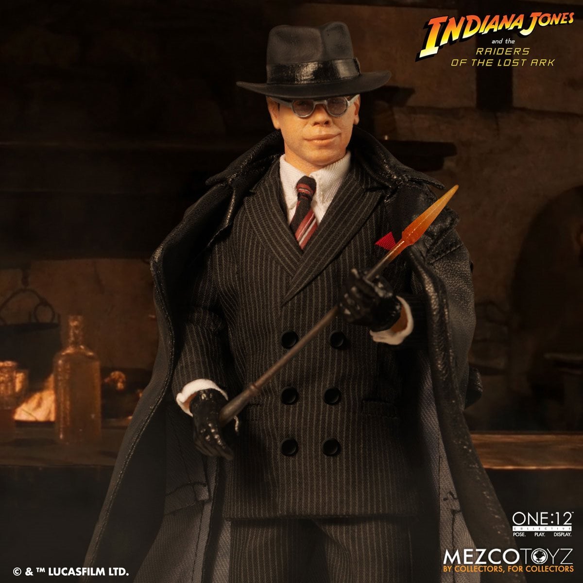 メズコ ワン12コレクティブ 1/12 インディ・ジョーンズ レイダース 失われたアーク 《聖櫃》アーノルド・トート with 聖櫃 ボックスセット アクションフィギュア 未開封 入荷写真