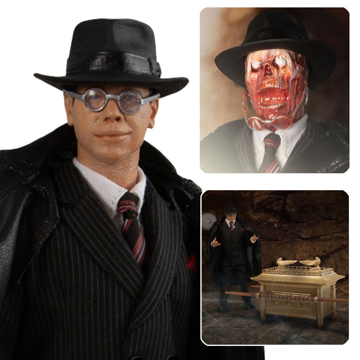 メズコ ワン12コレクティブ 1/12 インディ・ジョーンズ レイダース 失われたアーク 《聖櫃》アーノルド・トート with 聖櫃 ボックスセット アクションフィギュア 未開封 入荷写真