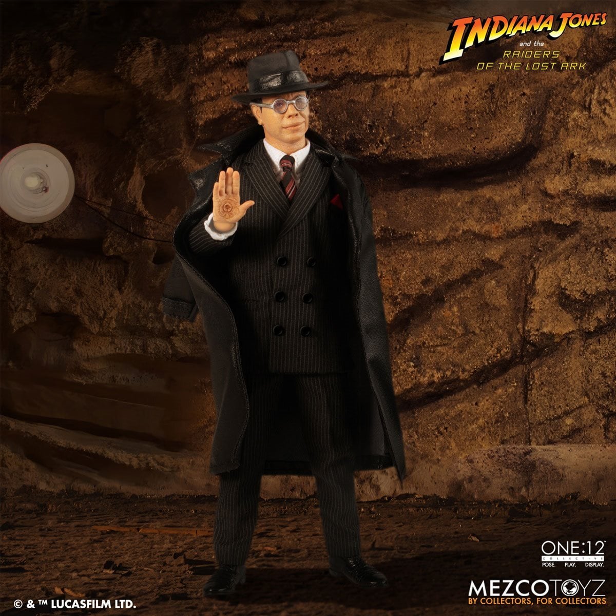 メズコ ワン12コレクティブ 1/12 インディ・ジョーンズ レイダース 失われたアーク 《聖櫃》アーノルド・トート with 聖櫃 ボックスセット アクションフィギュア 未開封 入荷写真