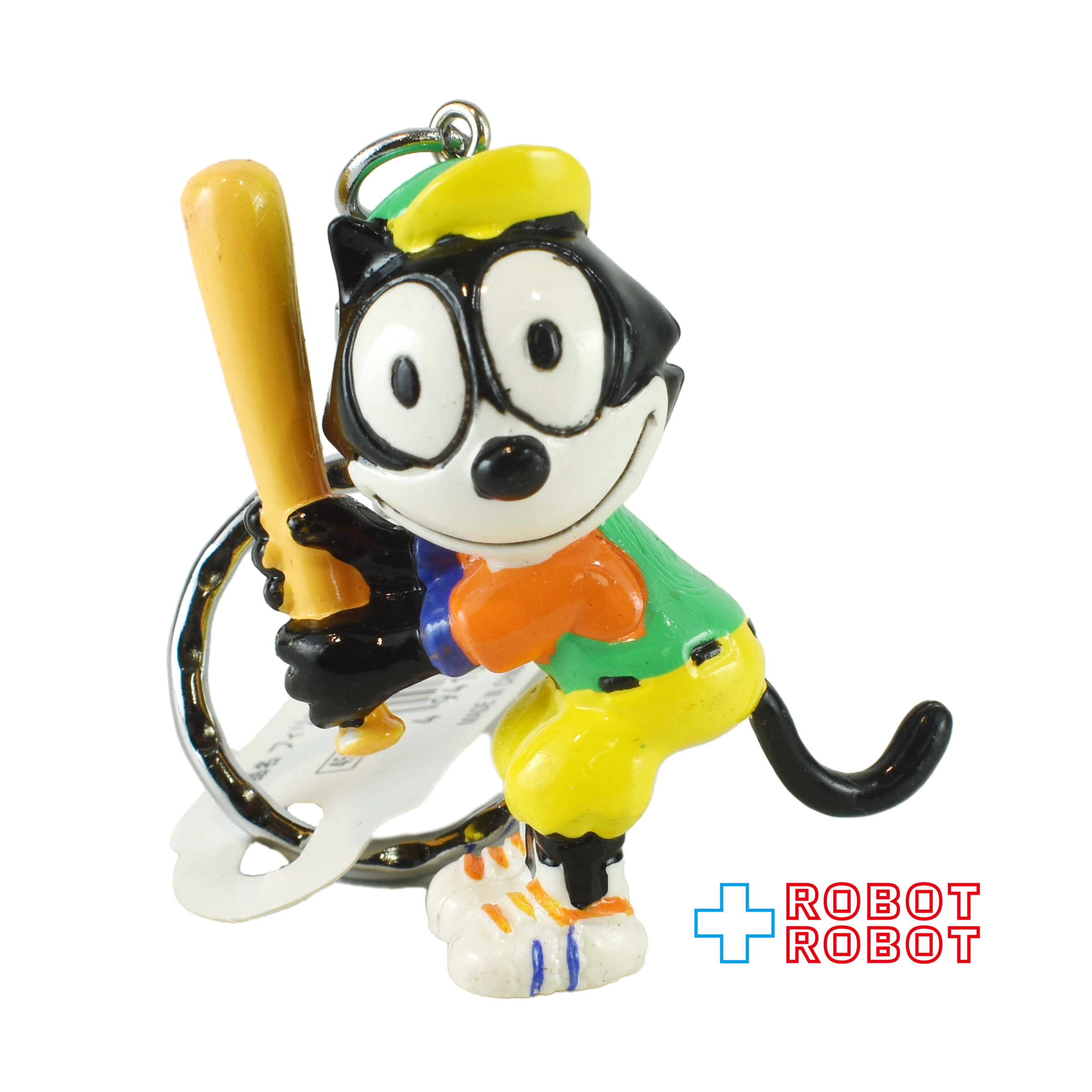 フィリックス・ザ・キャット 野球 スポーツキーホルダー PVCフィギュア キーチェーン 紙タグ付 入荷写真