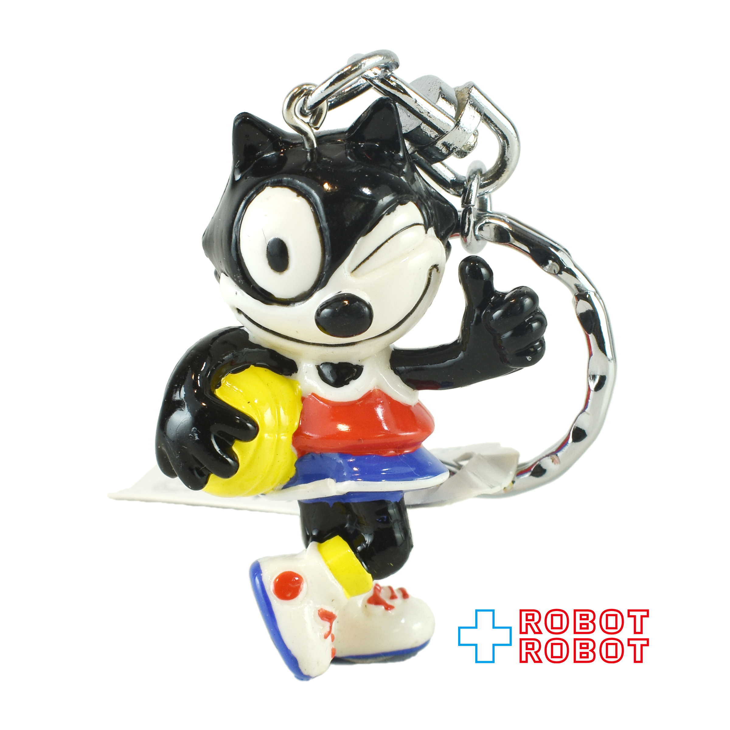 フィリックス・ザ・キャット バスケットボール スポーツキーホルダー PVCフィギュア キーチェーン 紙タグ付 入荷写真