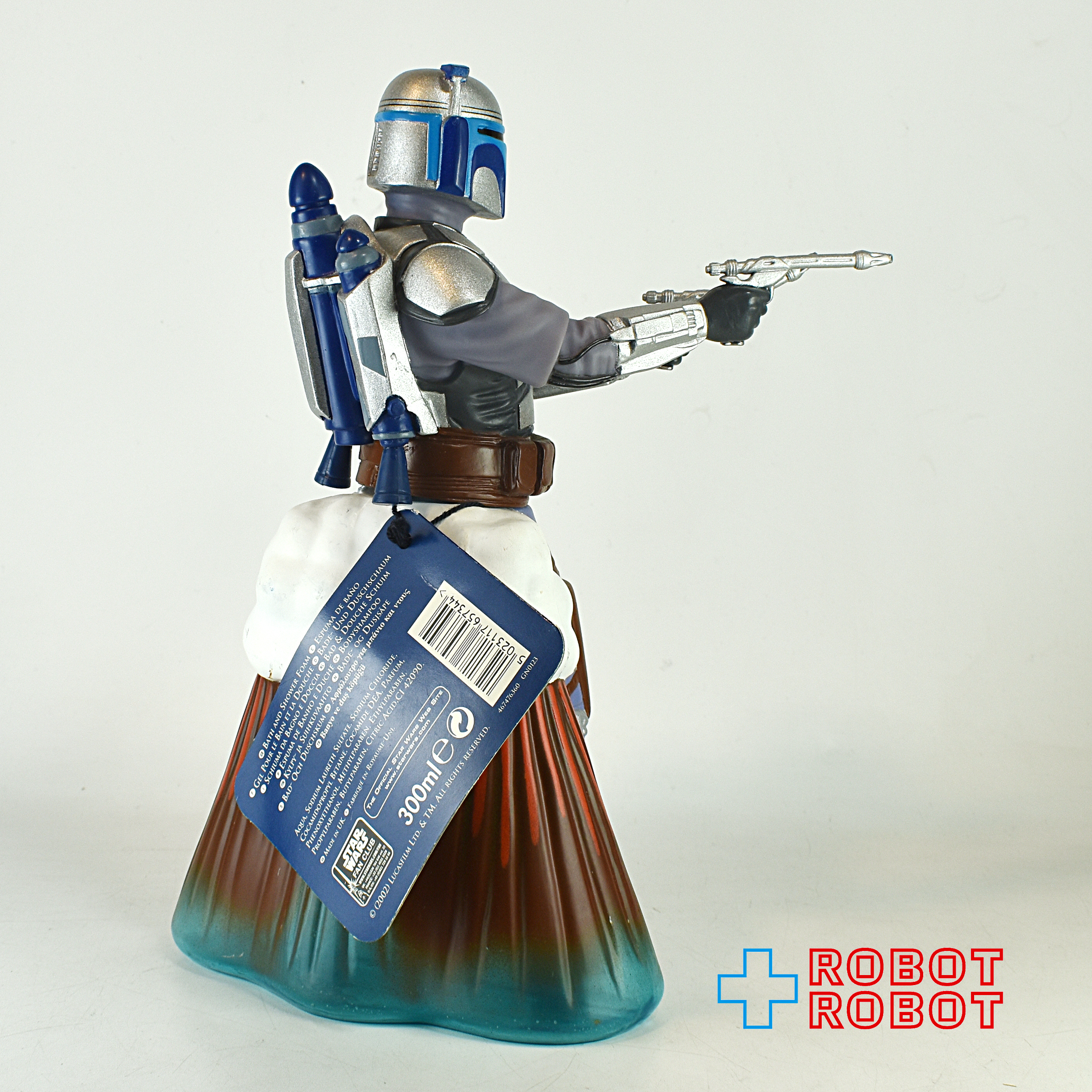 スター・ウォーズ ジャンゴ・フェット ソーキー シャンプー バブルバスボトル フィギュア 2002 紙タグ付 入荷写真