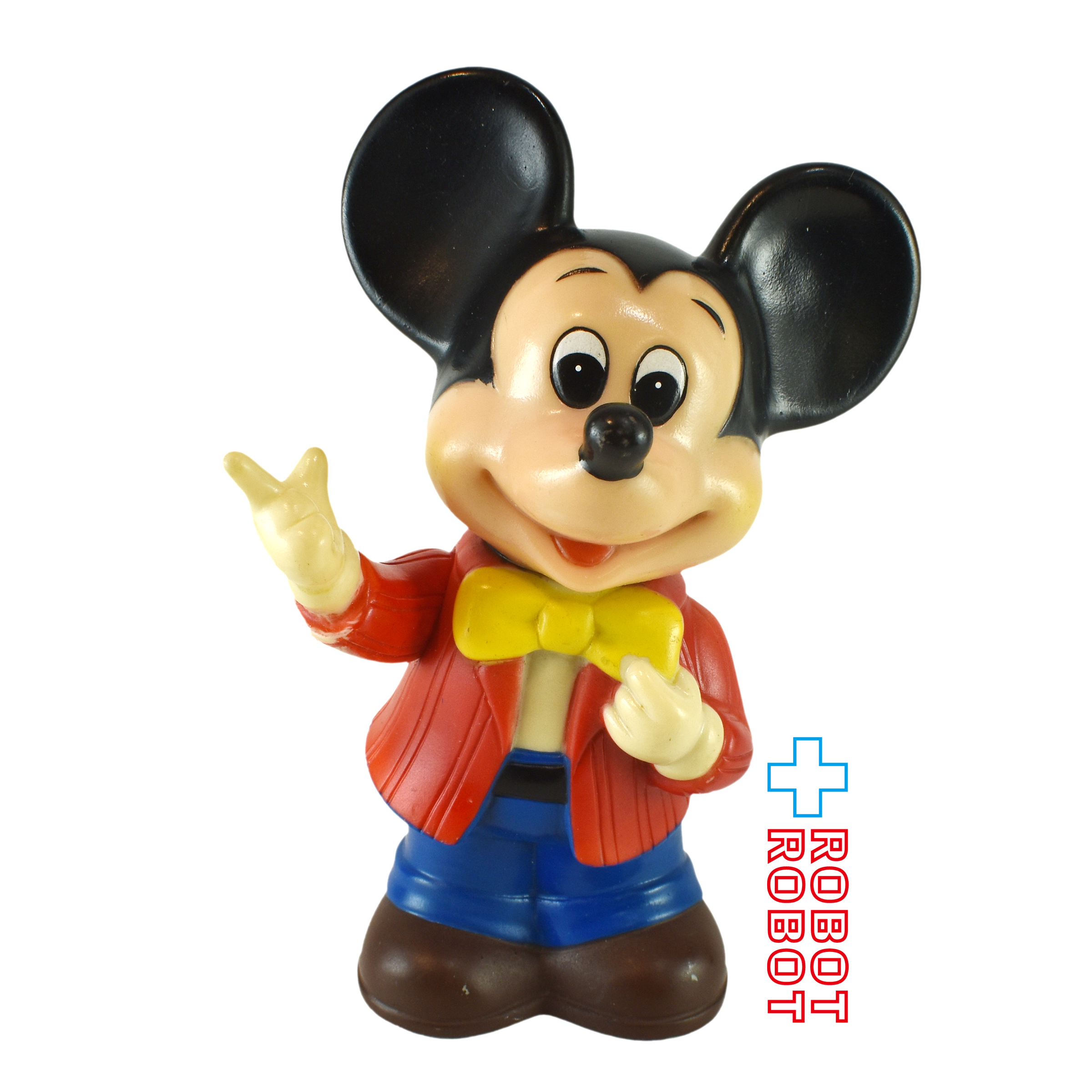 ウォルトディズニープロダクション ミッキーマウス ソフビ貯金箱 バンク メイドインジャパン 入荷写真