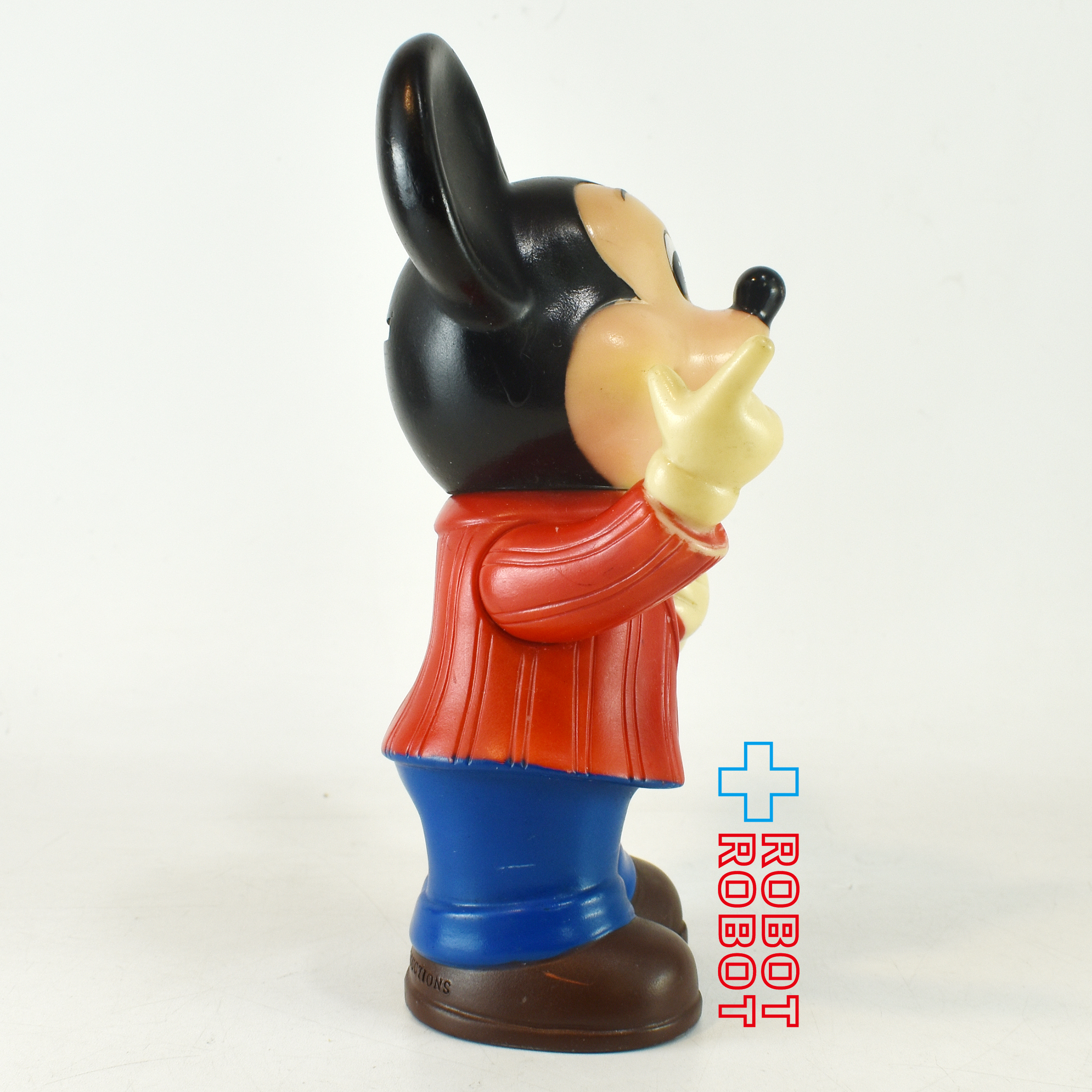 ウォルトディズニープロダクション ミッキーマウス ソフビ貯金箱 バンク メイドインジャパン 入荷写真
