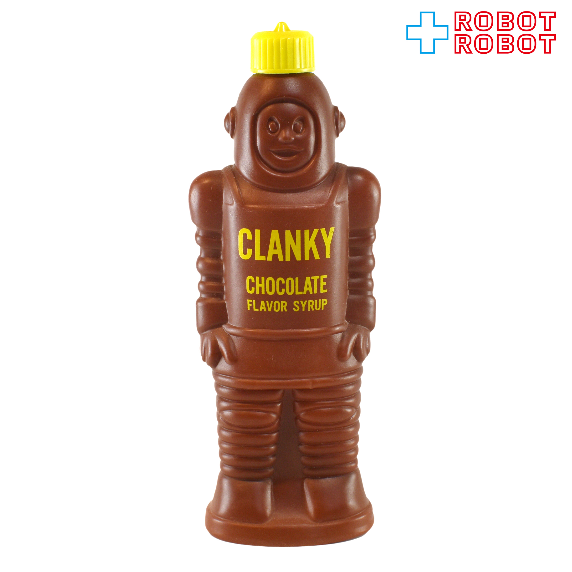 クランキー・チョコレート・フレーバー・シロップ ロボットの形のボトル ※難有り 企業物 入荷写真