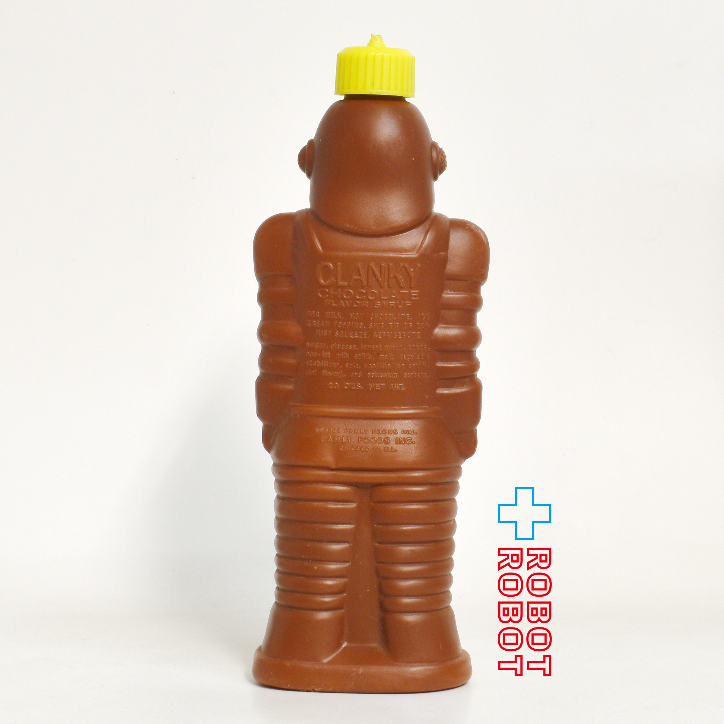 クランキー・チョコレート・フレーバー・シロップ ロボットの形のボトル ※難有り 企業物 入荷写真