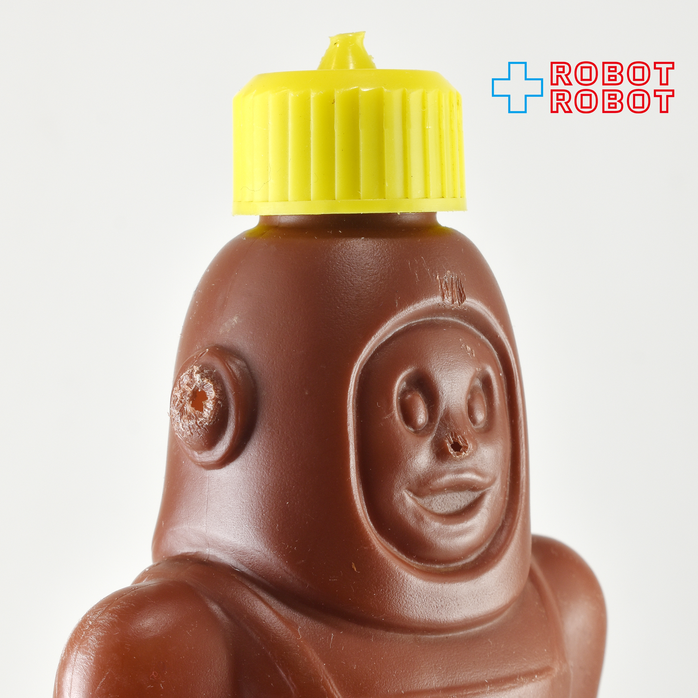 クランキー・チョコレート・フレーバー・シロップ ロボットの形のボトル ※難有り 企業物 入荷写真
