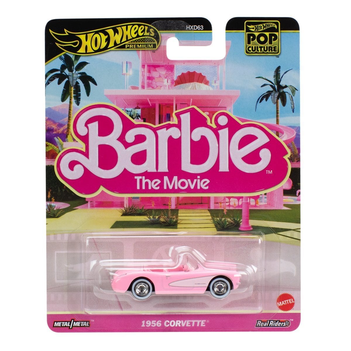 ホットウィール ポップカルチャー 2025 ミックス2 バービー 1956 コルベット ダイキャスト ミニカー 未開封 入荷写真