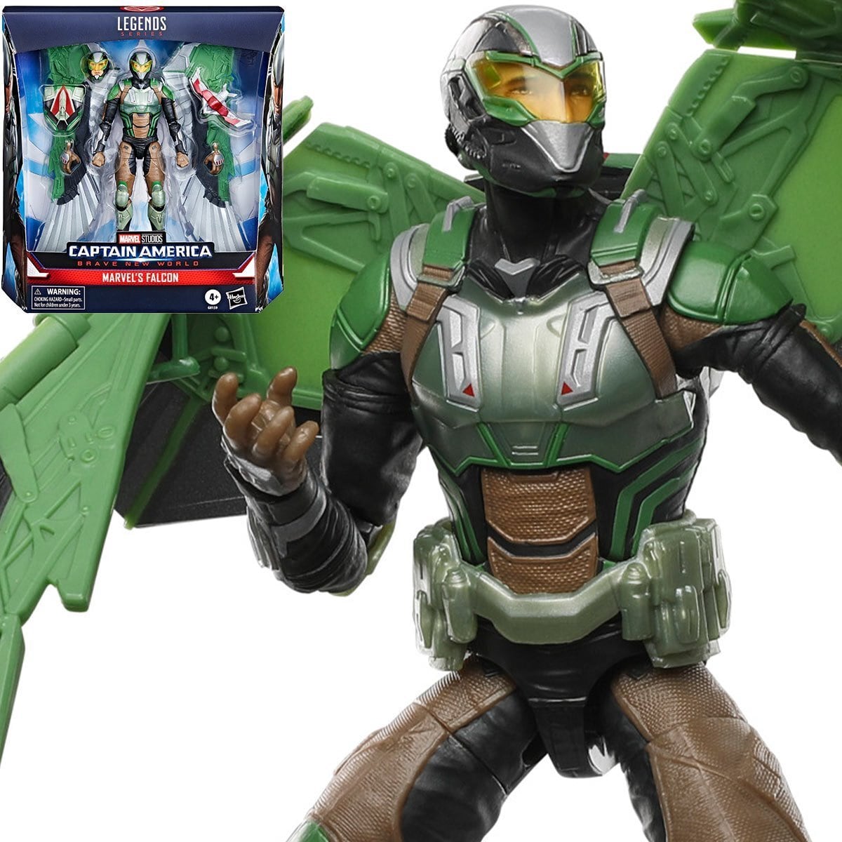 マーベルレジェンド キャプテン・アメリカ ブレイブ・ニュー・ワールド ファルコン デラックス 6インチ アクションフィギュア 未開封 入荷写真