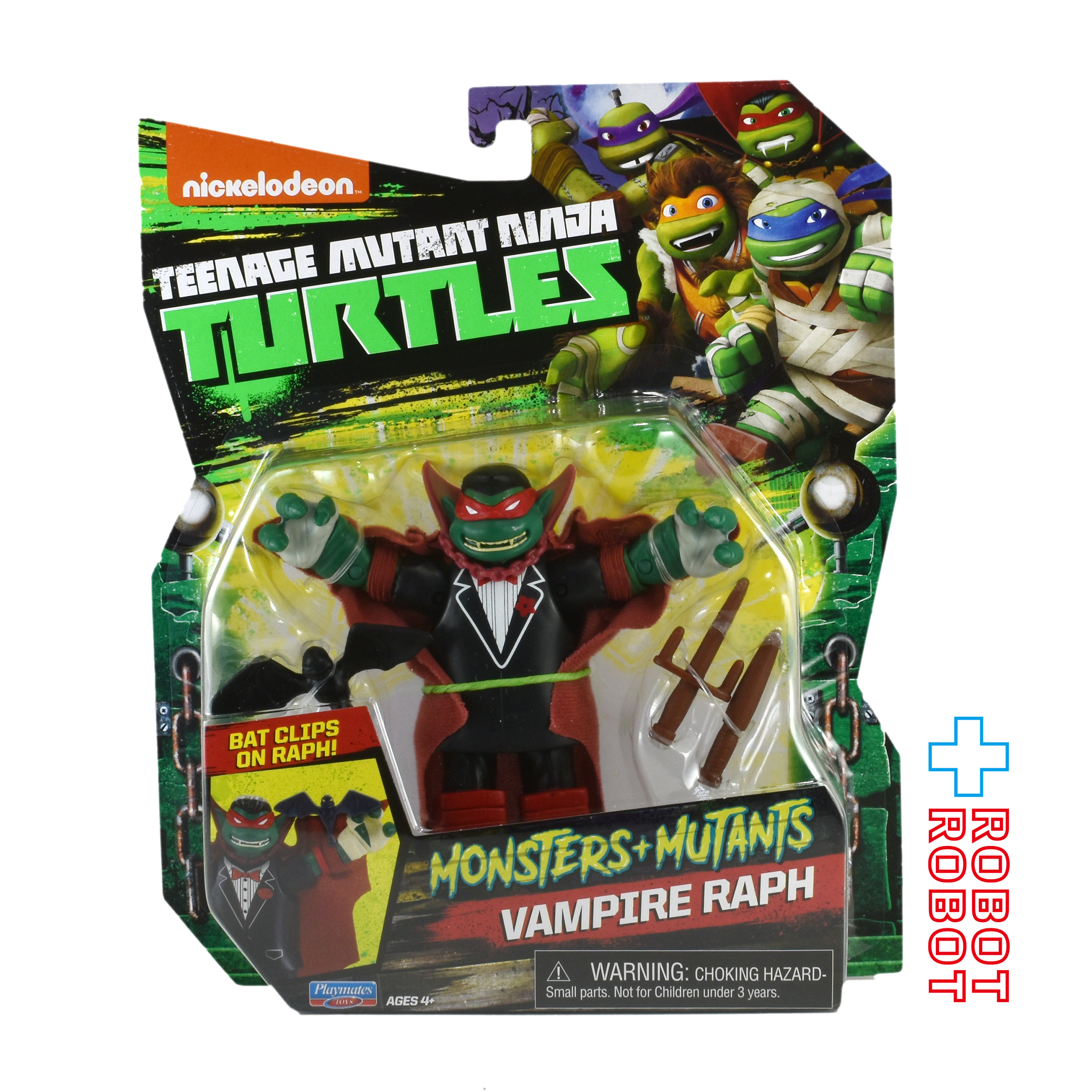 プレイメイツ タートルズ TMNT モンスターズ + ミュータンツ ヴァンパイア ラフ ラファエロ 4インチ アクションフィギュア 未開封 入荷写真
