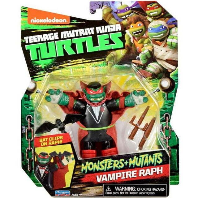 プレイメイツ タートルズ TMNT モンスターズ + ミュータンツ ヴァンパイア ラフ ラファエロ 4インチ アクションフィギュア 未開封 入荷写真
